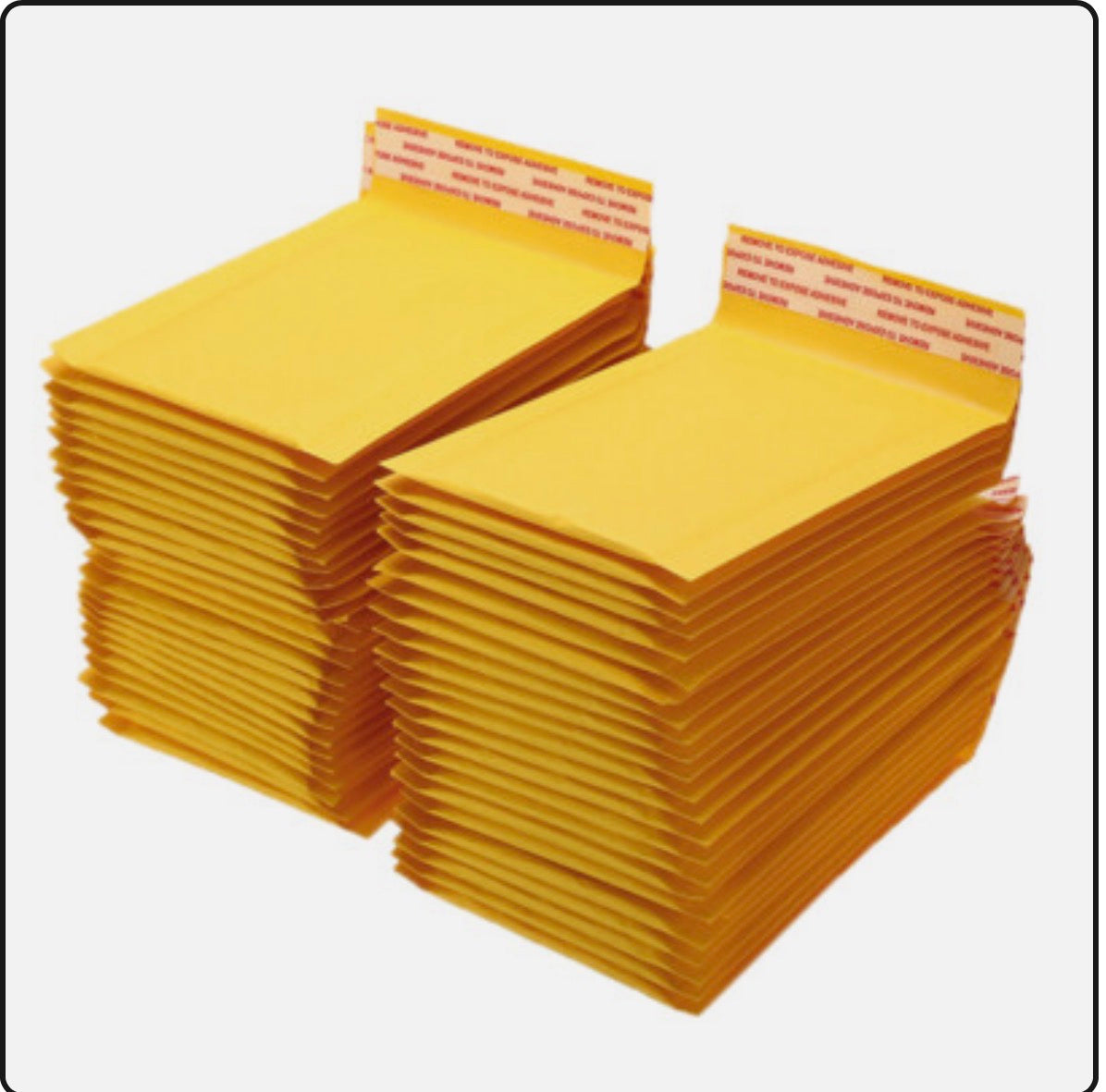 9x12 Bubble Mailers – 50 Pack Padded Shipping Envelopes