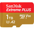 SanDisk Extreme Plus 1TB Micro SD SDXC UHS-I U3 V30 A2 MicroSDXC Memory Card